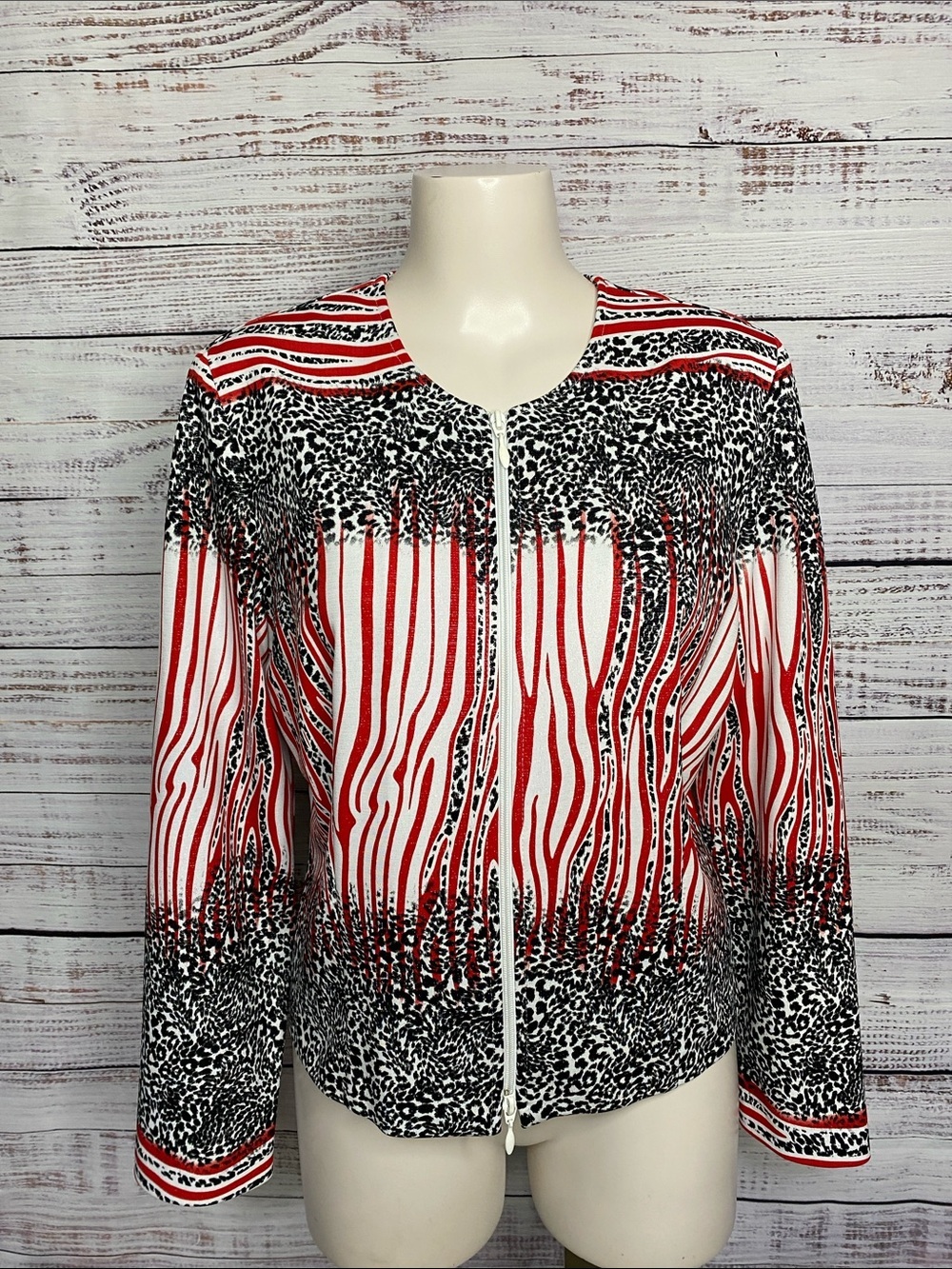 Joseph Ribkoff Zip-Front Jacket - Picture 2 of 7